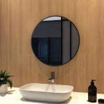 Espejos marrones de baño rebajados 50 cm de diámetro 