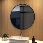 Espejos marrones de baño rebajados 80 cm de diámetro 