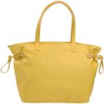 Bolsos clutch amarillos de PVC rebajados con logo Mia Bag para mujer 