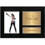 Michael Jackson Memorabilia A4 - Póster impreso con autógrafo, reproducción fotográfica, n.º 109