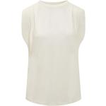 Camisetas grises de algodón de algodón  rebajadas sin mangas Michael Kors para mujer 