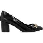 Zapatos negros de goma de tacón de punta redonda Michael Kors talla 35,5 para mujer 