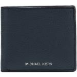 Billetera azules de cuero con logo Michael Kors para hombre 