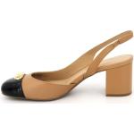 Zapatos beige de cuero de tacón Michael Kors Flex talla 38,5 para mujer 