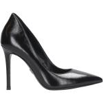 Zapatos negros de cuero de tacón con tacón de aguja Michael Kors con tachuelas talla 36,5 para mujer 