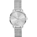 Relojes plateado de acero inoxidable de pulsera rebajados impermeables brazalete Michael Kors para mujer 