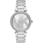 Relojes plateado de acero inoxidable de pulsera impermeables Cuarzo brazalete Michael Kors para mujer 