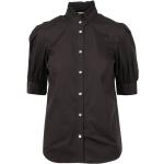 Camisas negras Michael Kors con volantes talla L para mujer 