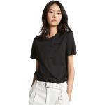 Camisetas orgánicas negras de algodón de algodón  rebajadas con logo Michael Kors talla XS de materiales sostenibles para mujer 