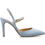 Zapatos azules celeste de goma de tacón Michael Kors talla 35,5 para mujer 