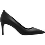 Zapatos negros de goma de tacón con tacón de aguja con logo Michael Kors talla 36 para mujer 