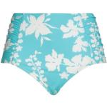 Bikinis culotte azules de sintético floreadas Michael Kors by Michael fruncido con motivo de flores talla M para mujer 