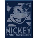 Pósters multicolor de lona de famosos La casa de Mickey Mouse Mickey Mouse 