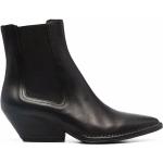 mid-heel leather boots