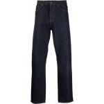 Jeans orgánicos azules de poliester de corte recto ancho W31 largo L32 Carhartt Work In Progress de materiales sostenibles para hombre 