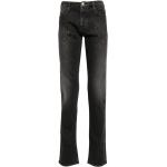 Jeans grises de algodón de corte recto ancho W34 largo L36 con logo Armani Emporio Armani para hombre 
