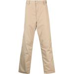 Pantalones casual beige de poliester ancho W30 largo L34 informales con logo Carhartt Work In Progress para hombre 