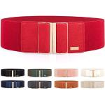 Cinturones rojos de cuero con gancho  vintage talla L para mujer 