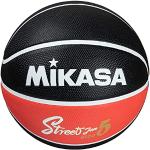 MIKASA Balón Baloncesto Softee BB702B Negro Rojo T