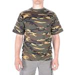 Camisetas deportivas tallas grandes con cuello redondo transpirables Mil-Tec talla 5XL para hombre 