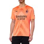 Camisetas deportivas negras A.C. Milan con logo talla S para hombre 