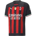 Camisetas deportivas rojas A.C. Milan tallas grandes con logo talla XXL para hombre 