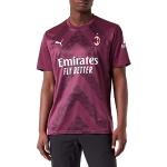 Camisetas deportivas negras A.C. Milan con logo talla M para hombre 