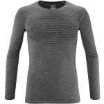 Camisetas grises de lana de manga corta tallas grandes con cuello redondo talla XXL para hombre 