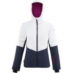 Chaquetas blancas de sintético de esquí de invierno impermeables, transpirables con capucha Millet talla L para mujer 