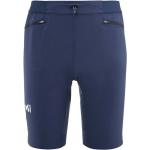 Shorts azules de poliamida rebajados con logo Millet talla XL para hombre 