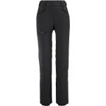 Pantalones negros de poliester de esquí rebajados impermeables, transpirables informales acolchados Millet talla XL para mujer 