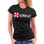 Million Nation Umrella Resident Evil - Camiseta para mujer Negro S