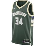 Ropa verde de baloncesto Milwaukee Bucks tallas grandes transpirable talla 3XL para hombre 