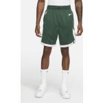 Pantalones cortos deportivos verdes de poliester Milwaukee Bucks tallas grandes talla XXL para hombre 