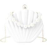 Bolsos clutch de perlas con perlas para mujer 