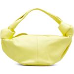 Bolsos amarillos de piel de moda Bottega Veneta Knot para mujer 