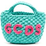 Bolsas verdes de poliester de playa rebajadas con logo Gcds con crochet para mujer 