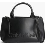 Tote bags de poliester rebajadas con bolsillos exteriores oficinas con logo Calvin Klein de materiales sostenibles para mujer 