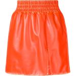 Minifaldas naranja de cuero rebajadas Miu Miu talla XL para mujer 