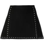 Minifaldas negras rebajadas de punto P.A.R.O.S.H. con tachuelas talla S para mujer 