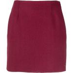 Minifaldas rojas de viscosa rebajadas de punto Tommy Hilfiger Sport talla L para mujer 
