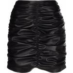 Minifaldas negras de poliester rebajadas Manokhi fruncido talla XS para mujer 