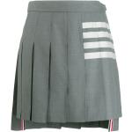 Minifaldas grises de lana con rayas Thom Browne asimétrico talla 3XL para mujer 