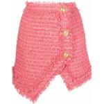 Minifaldas rosas de viscosa rebajadas BALMAIN talla L para mujer 