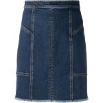 Minifaldas azules de algodón rebajadas Alexander McQueen talla L para mujer 