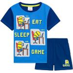 Pijamas cortos infantiles azules Gru 8 años para niño 