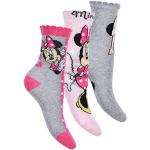 Minnie Mouse - Juego de 3 calcetines para niños, talla 31/34, diseño 1