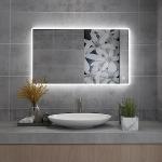 Espejos blancos de baño de aumento 