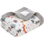 Miracle Baby Muselina Swaddle Blankets - Mantas de recepción cómodas para recién Nacidos, Multiusos se Pueden Usar en la Cuna, la Cama, el Cochecito y más para niños y niñas (Ciervo navideño)