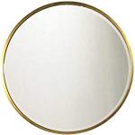 Espejos dorados de pared biselados 100 cm de diámetro 